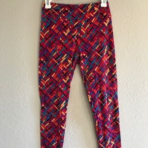 LuLaRoe colorful print Leggings